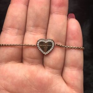 Rose gold MK bracelet